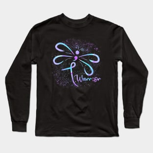 Suicide Awareness Semicolon Dragonfly Mental Health Long Sleeve T-Shirt